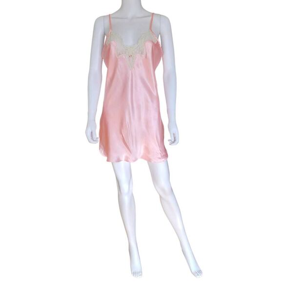 90s vintage coquette slip mini dress - Picture 2 of 8